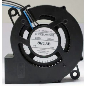 Toshiba SF6023BLHH12-05E 12V 280mA 3wires cooling fan