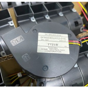 TOSHIBA SF6023CLH12-01E 12V 230mA 3wires Cooling Fan