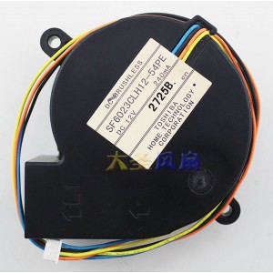 Toshiba SF6023CLH12-54PE 12V 240mA 4wires Cooling Fan