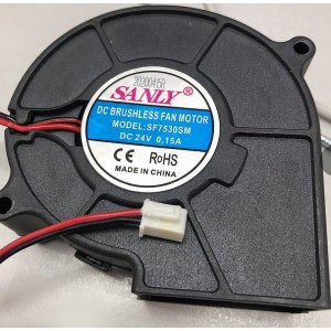 SANLY SF7530SM 24V 0.15A 2wires Cooling Fan