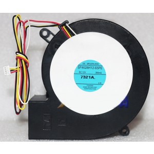 Toshiba SF8028H12-65PE 12V 350mA 4wires Cooling Fan