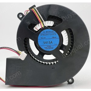 Toshiba SF8028H12-65PE 12V 350mA 4wires Cooling Fan