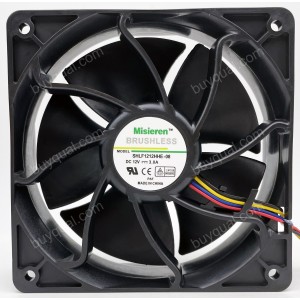 Misieren SHLF1212HHE-08 12V 3A 4wires Cooling Fan