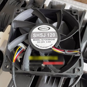 SHSJ SJ12038H24B 24V 0.8A 5wires Cooling Fan 