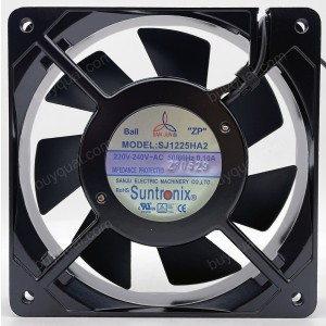SANJU SJ1225HA2 220-240V 50/60Hz 0.1A Cooling Fan - Ball Bearing