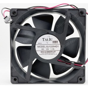 TAIJU SJ1225HD1 12V 1.1A 2wires Cooling Fan