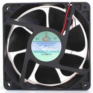 SANJUN SJ1238LD2 24V 0.17A 2wires Cooling Fan