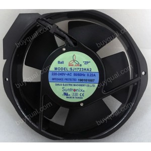SANJU SJ1723HA2 220/240V 0.22A Cooling Fan