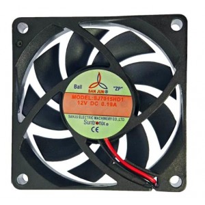 SANJU SJ7015HD1 12V 0.19A 2wires Cooling Fan