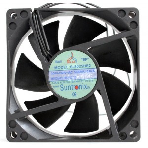 SANJUN SJ8025HE2 220-240V 0.07A 2wires Cooling Fan
