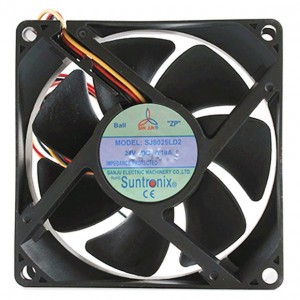 SANJU SJ8025LD2 24V 0.1A 3wires cooling fan
