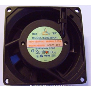 SANJU SJ8038HA1 110V/120V 0.17A 2wires Cooling Fan