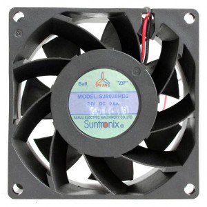 TANJU SJ8038HD2 24V 0.40A 2wires Cooling Fan
