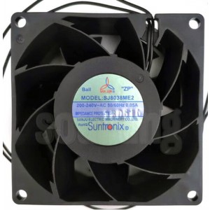 SANJUN SJ8038ME2 220/240V 0.1A 6W 3wires Cooling Fan