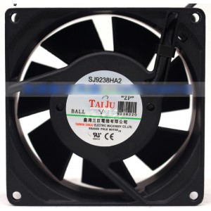 SANJU SJ9238HA2 220/240V 0.10A 2wires cooling fan