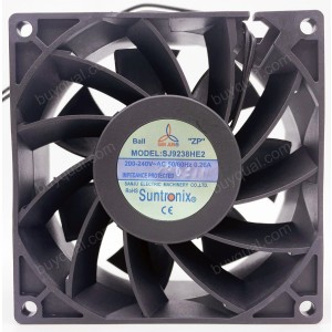 SANJUN SJ9238HE2 220-240V 0.26A 2wires Cooling Fan