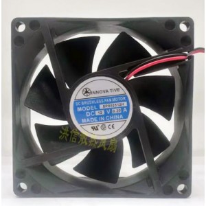Bi-sonic SP802512H 12V 0.20A 2wires Cooling Fan 