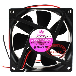 BI-Sonic SP802524H-03 24V 0.21A 2wires Cooling Fan