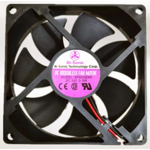 Bi-Sonic SP922524H 24V 0.18A 2wires Cooling Fan 
