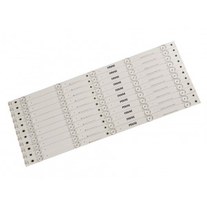 Hisense SVH500A24_5LED_REV06_140303 E257384 5LED REV06 140303 LED Backlight Strips for LTDN50K220 LTDN50K2203 - 11 Strips