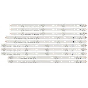 Toshiba SVS400A79_4LED_A-TYPE_REV.1_120712 SVS400A79_4LED_B-TYPE_REV.1_120712 SVS400A79_5LED_C-TYPE_REV.1_12 Philips SVS400A79 A/B/C/D-Type LED Backlight Strips (10)