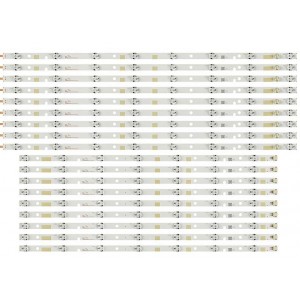 TOSHIBA SVT550AA0_REV04_L-TYPE_130710 SVT550AA0_REV04_R-TYPE_130710 LED Backlight Strips for 55L2400VM - 18 Strips