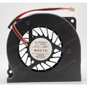 TOSHIBA T-317C 5V 0.29A 3wires Cooling Fan 