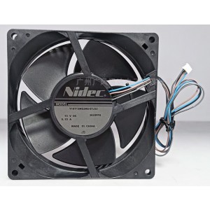 NIDEC T10T13MS2M5-57J33 13V 0.53A 4wires Cooling Fan 