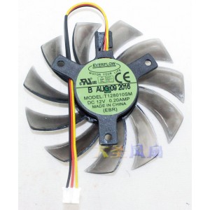 EVERFLOW T128010SM 12V 0.2A 3wires Cooling Fan - Picture need