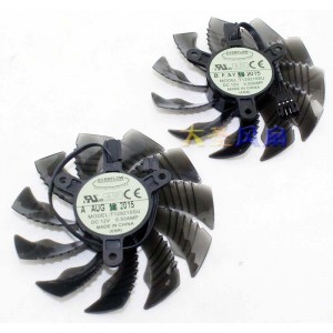 EVERFLOW T129215SU 12V 0.50A 4wires Cooling Fan