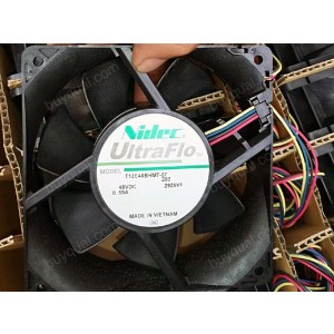 Nidec T12E48BHM7-57 48V 0.59A 4wires Cooling Fan 
