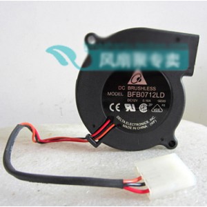 DELTA BFB0712LD 12V 0.16A 3wires Cooling Fan