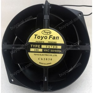TOYO T670D 100V Cooling Fan
