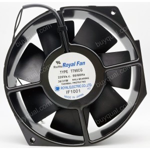 ROYAL TYPE T795CG 200V 36/31W 2wires cooling fan