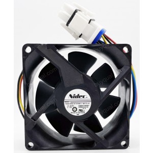 NIDEC T80E14MS1A7-57A611 13.6V 0.13A 4wires Cooling Fan