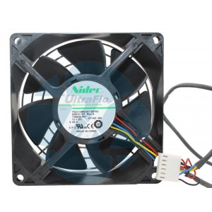 NIDEC T92C12MS5A7-08T02 12V 0.65A 4wires Cooling Fan