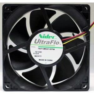 Nidec T92T12MHA7-53T64 12V 0.12A  3wires Cooling Fan