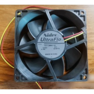 NIDEC T92T12MMA7-53 12V 0.10A 3wires Cooling Fan 