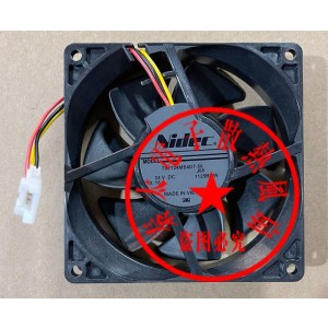 NIDEC T92T24MS4D7-56 24V 0.18A 3wires Cooling Fan