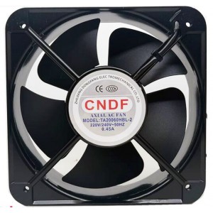 CNDF TA20060HBL-2 220/240V 0.45A 2wires Cooling Fan