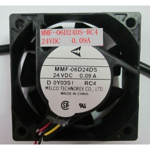 MitsubisHi MMF-06D24DS-RC4 24V 0.09A 3wires Cooling Fan