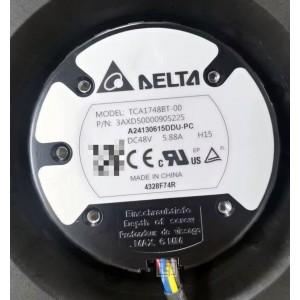 Delta TCA1748BT-00 48V 5.88A 4wires Cooling Fan