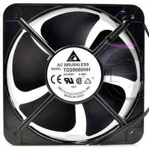 DELTA TD20060HH 220V 0.48A 2wires Cooling Fan