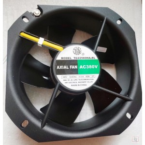 JIU LONG TG22580HA6BL 380V 0.32A 80W Cooling Fan - 5 Blade  9 Blade