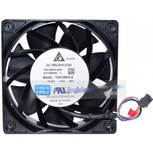 Delta THA1248CE-A 48V 3.20A 4wires Cooling Fan