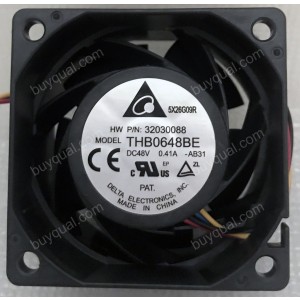 DELTA THB0648BE 48V 0.41A 16.3W 4wires Cooling Fan - Picture need