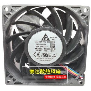 Delta THD0948HE 48V 1.50A 4wires Cooling Fan