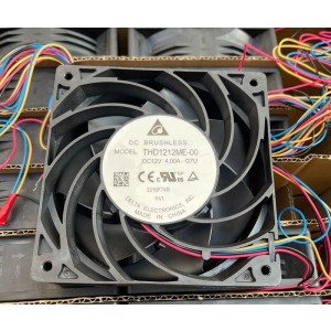 DELTA THD1212ME-00 THD1212ME00 12V 4.00A 2wires Cooling Fan 