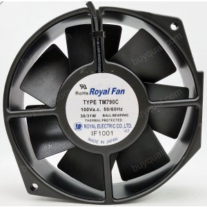 Royal TM790C 100V 0.31/0.26A 36/31W 2wires Cooling Fan