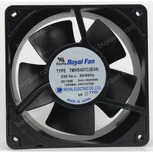Royal TYPE TMHS457C TMHS457C[B34] 230V 20/18W 2wires Cooling Fan